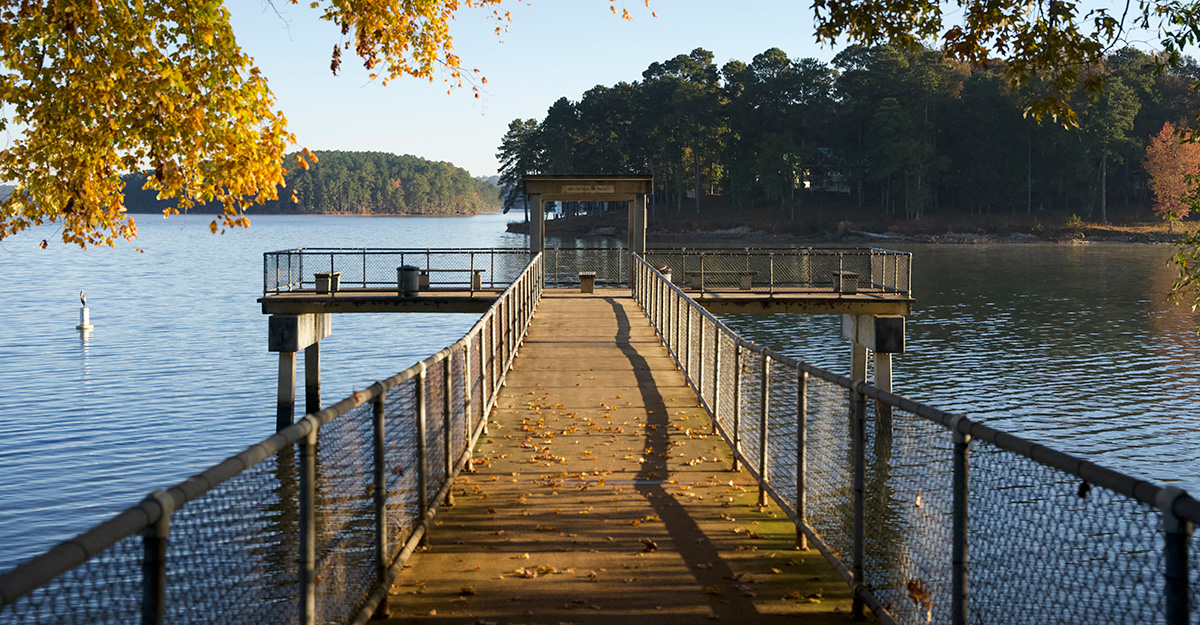 McGee Bridge Recreation Area Fishing Pier Destination Troup County Georgia